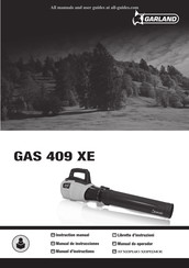 Garland GAS 409 XE Manuel D'instructions