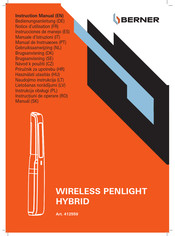 Berner WIRELESS PENLIGHT HYBRID Notice D'utilisation