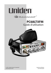 Uniden Bearcat PC68LTXFM Guide D'utilisation