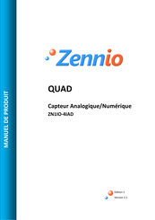 Zennio QUAD Manuel De Produit