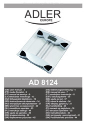 Adler europe AD 8124 Mode D'emploi