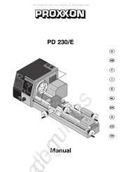 Proxxon PD 230/E Manuel