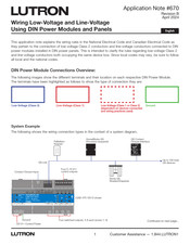 Lutron MQSE-xA1-D Manuel D'instructions