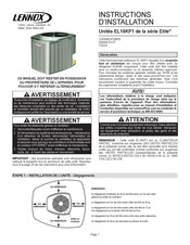 Lennox Elite EL16KP1 Instructions D'installation