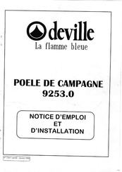 deville 9253.0 Notice D'emploi Et D'installation