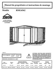 Arrow RMG6562 Manuel Du Propriétaire Et Instructions De Montage