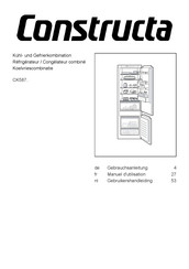 CONSTRUCTA CK586NSE0 Manuel D'utilisation