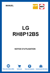 LG RH8P12 Série Manuel Du Propriétaire