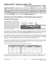 PREMIER TECH Ecoflo STB-500BR Mode D'emploi