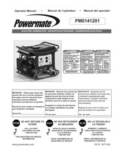 Powermate PM0141201 Manuel De L'opérateur