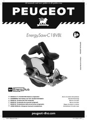 PEUGEOT EnergySaw-C18VBL Manuel D'utilisation