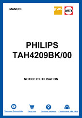 Philips TAH4209BK/00 Mode D'emploi