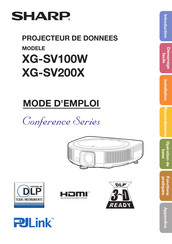 Sharp XG-SV200X Mode D'emploi