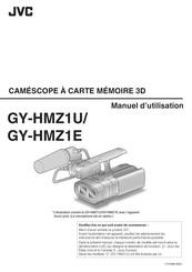 JVC GY-HMZ1E Manuel D'utilisation