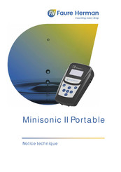 FAURE HERMAN Minisonic II Portable Notice Technique