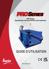 EnerSys UNI-Tugger PRO Serie Guide D'utilisation