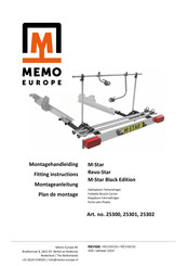 Memo Europe M-STAR BLACK EDITION 25302 Plan De Montage