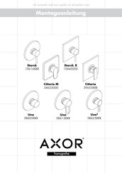 Hansgrohe AXOR Citterio 39655 Serie Instructions De Montage