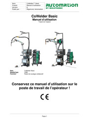 Migatronic Automation CoWelder Basic CWB Manuel D'utilisation