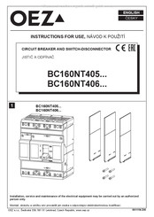 OEZ BC160NT406 Serie Manuel D'installation