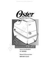 Oster 4737 Manuel D'instructions