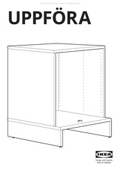 IKEA UPPFORA Serie Instructions De Montage