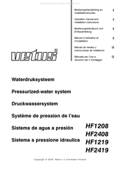 Vetus HF1219 Manuel D'utilisation