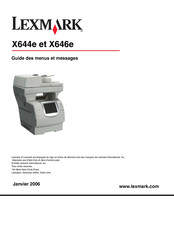 Lexmark X646e Guide