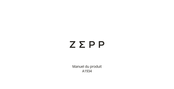 ZEPP A1934 Manuel Du Produit