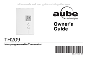 Aube TH209 Guide De L'utilisateur