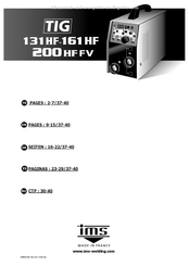 IMS TIG 131HF Mode D'emploi