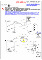 Richelieu 8521014 Instructions D'assemblage