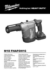 Milwaukee M18 FHAFOH16 Notice Originale