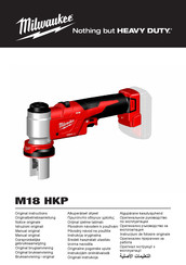 Milwaukee M18HKP-201C Notice Originale