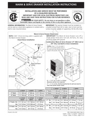 Frigidaire EW27WD55GS Instructions D'installation