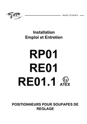 OMC RE01 Manuel D'installation, Emploi Et Entretien