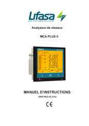 Lifasa MCA PLUS II Manuel D'instructions