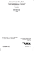 Kohler K-212 Guide D'installation Et D'entretien