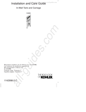 Kohler K-6284 Guide D'installation Et D'entretien