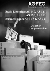 AGFEO Basic-Line plus AS 140 Manuel D'utilisation