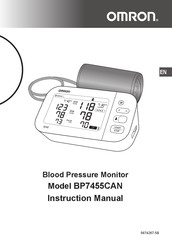 Omron BP7455CAN Manuel D'instructions