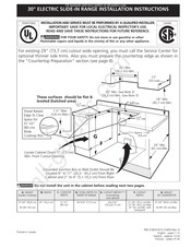 Electrolux EW30ES65GS Instructions D'installation