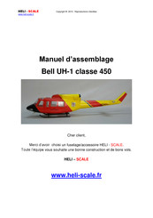 Heli-scale Bell UH-1 450 Manuel D'assemblage