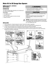 Chamberlain Group 041D8006-1 Instructions