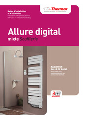 Thermor ALLURE DIGITAL mixte Serie Notice D'installation Et D'utilisation