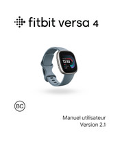 Fitbit versa 4 Manuel Utilisateur