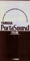 Yamaha PortaSound PSS-150 Manuel D'utilisation