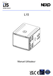 Nexo L15 Manuel Utilisateur