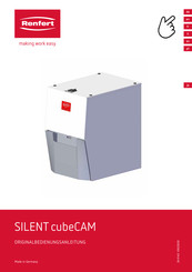 Renfert SILENT cubeCAM Manuel D'utilisation