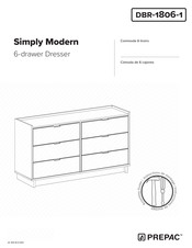 Prepac Simply Modern DBR-1806-1 Instructions D'assemblage